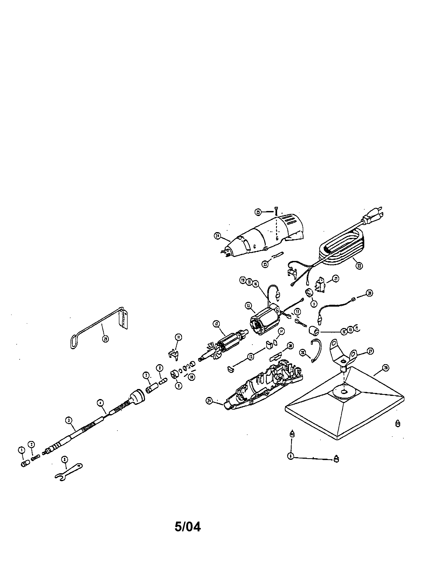 Motor-flex tool