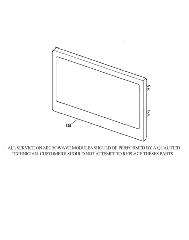 Microwave door