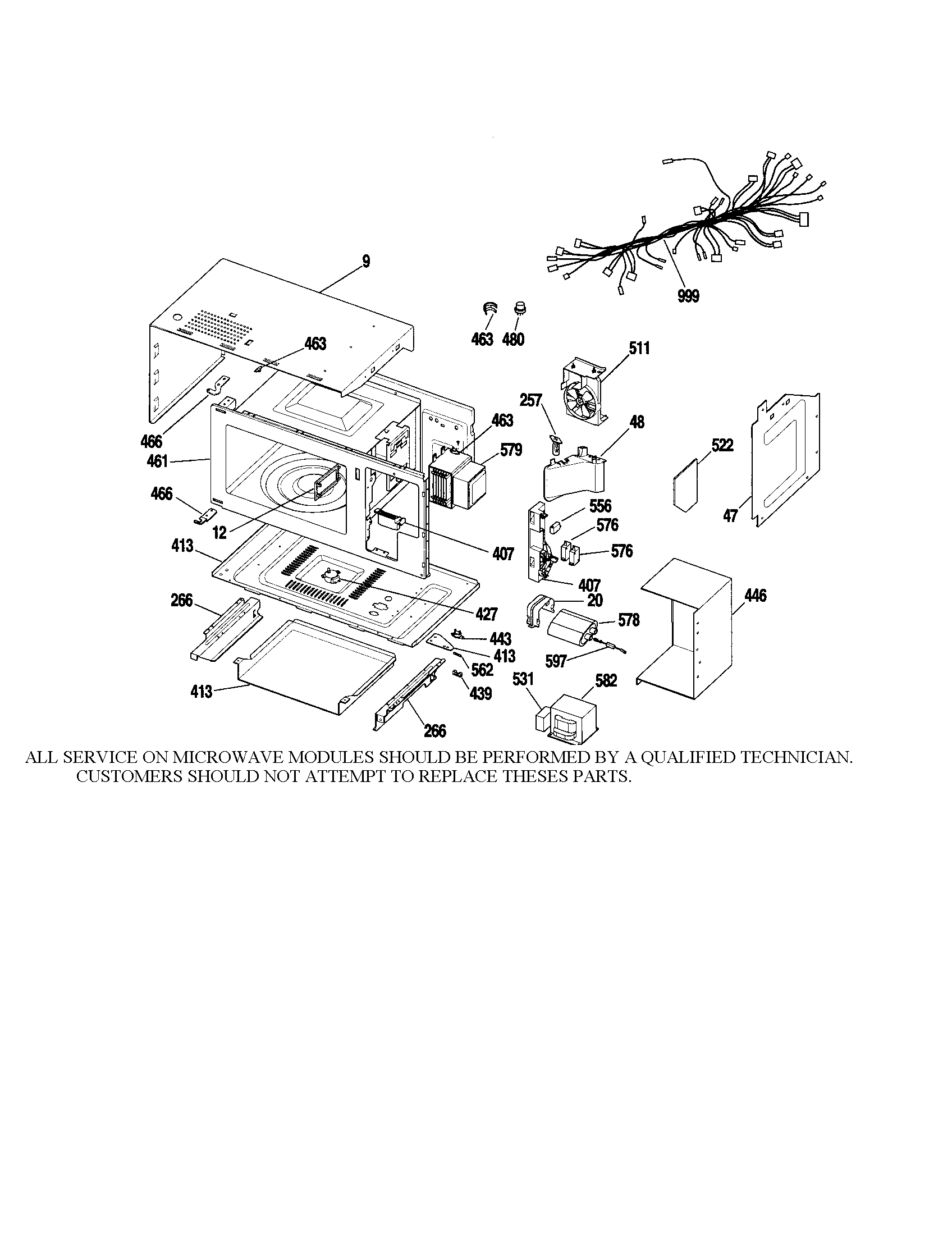 Microwave body
