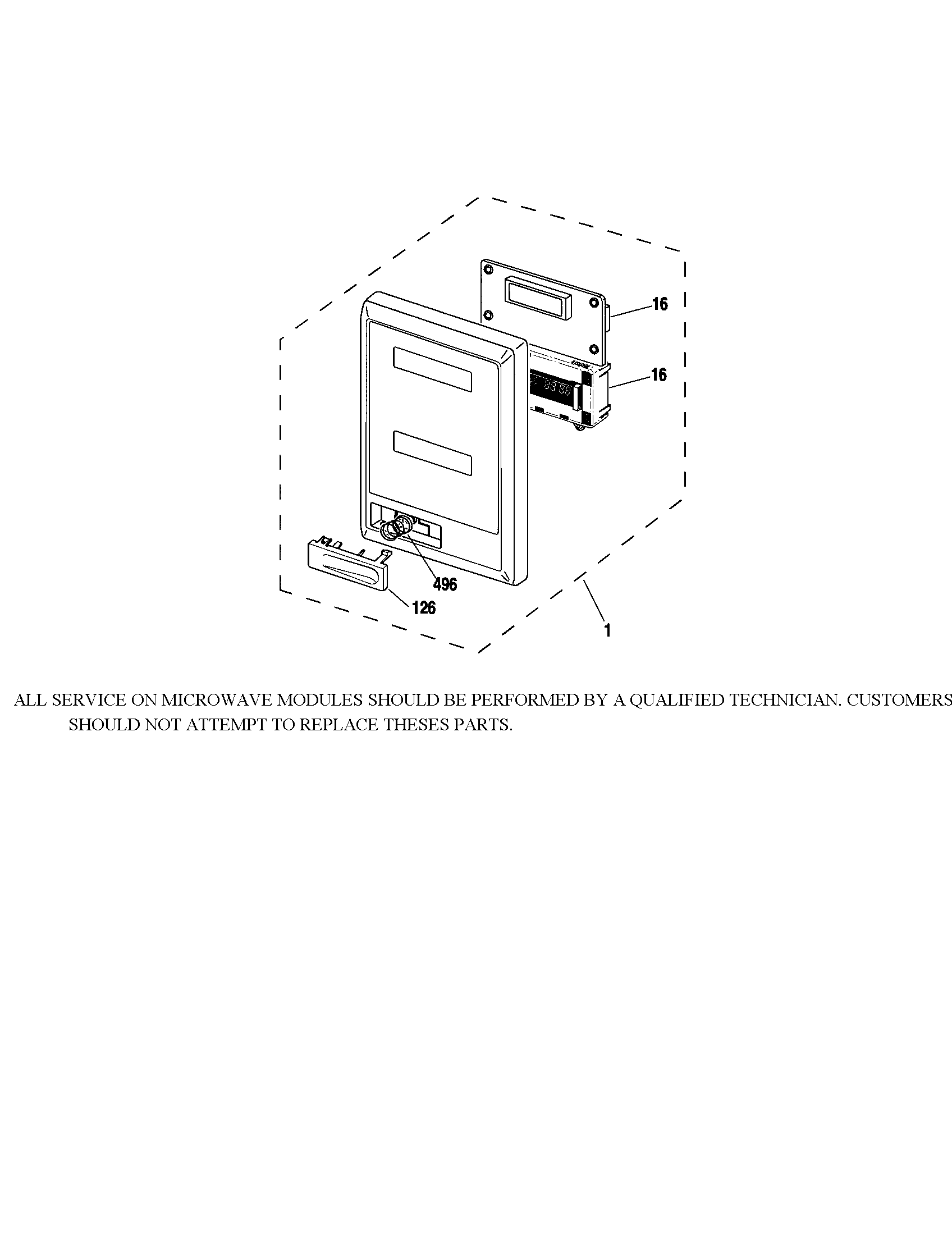 Microwave control panel