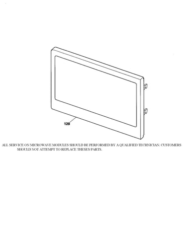 Microwave door