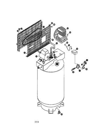 Air compressor diagram