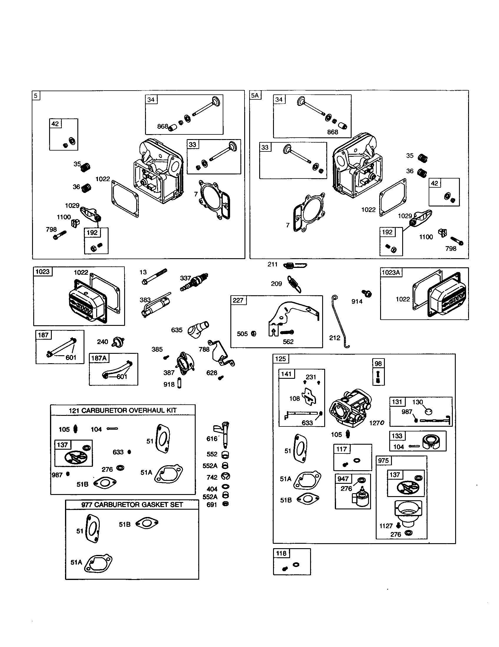 Cylinder-head / carburetor
