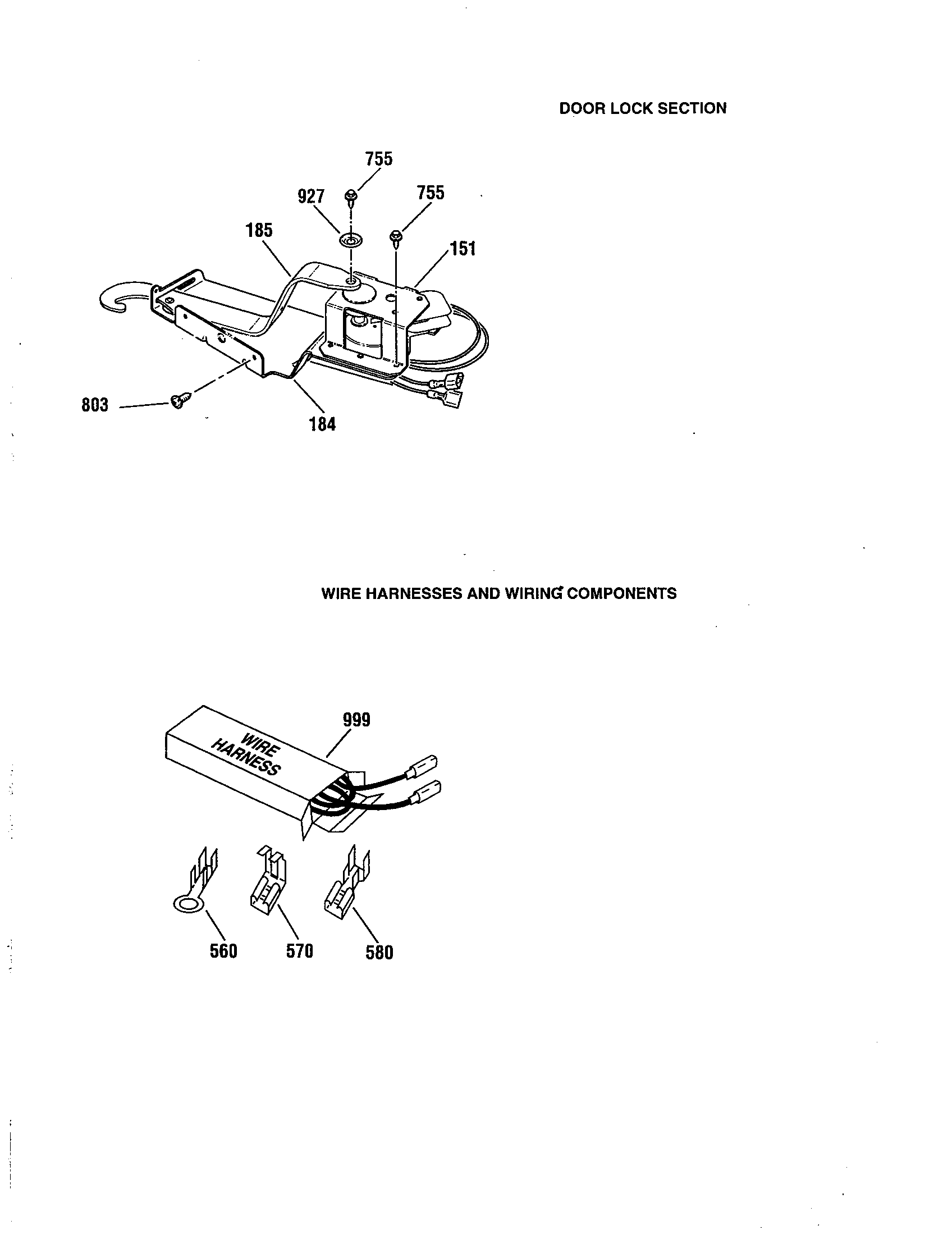 DOOR LOCK/WIRE HARNESS/COMPONENTS