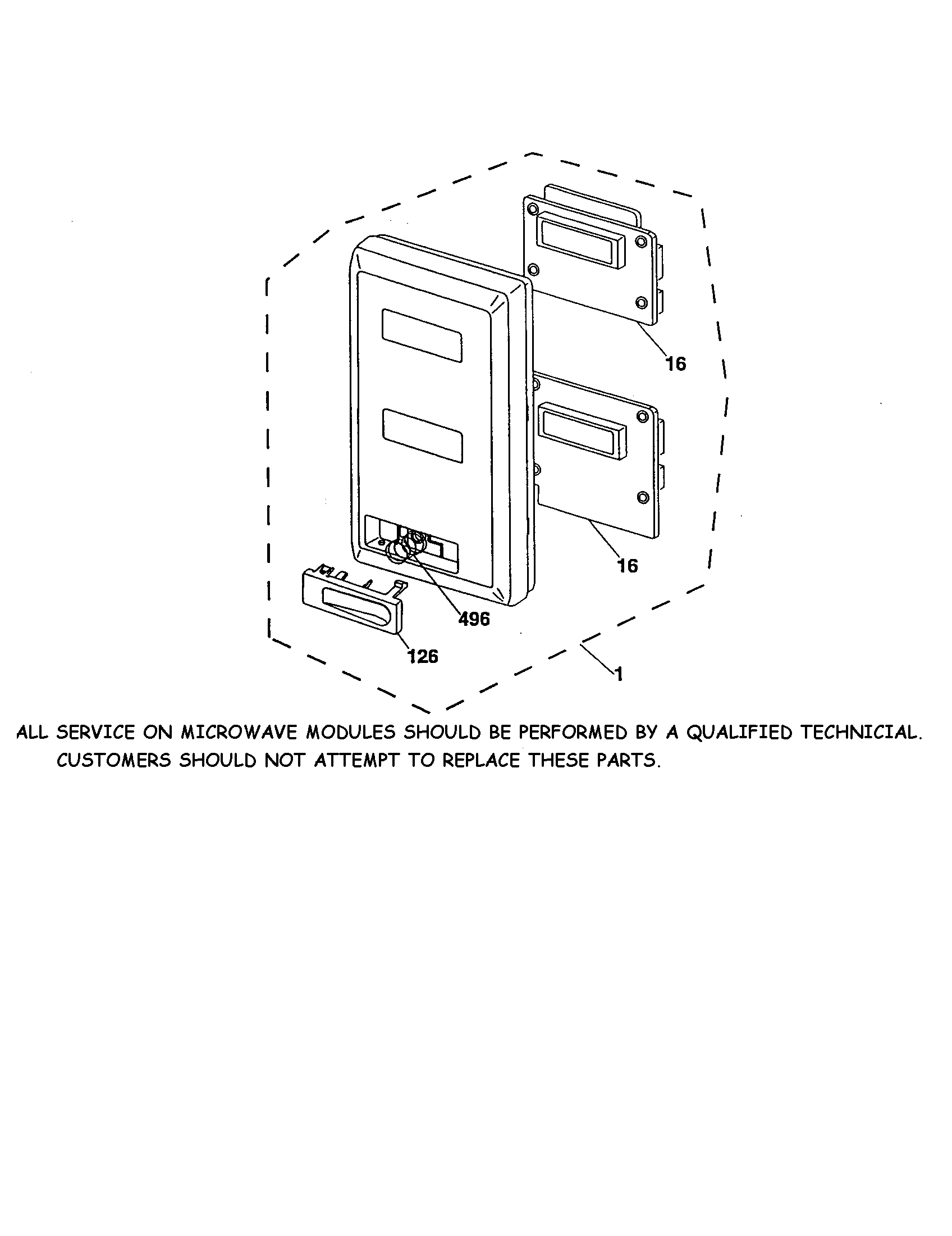 MICROWAVE CONTROL PANEL