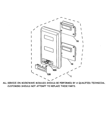 Microwave control panel