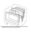 Microwave door