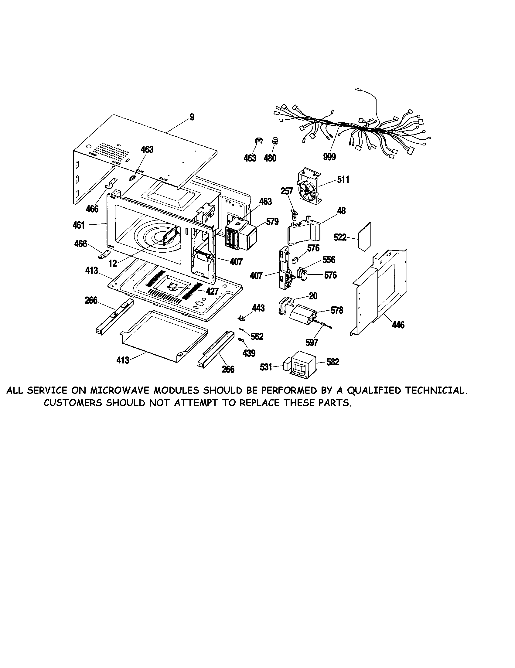 Microwave body