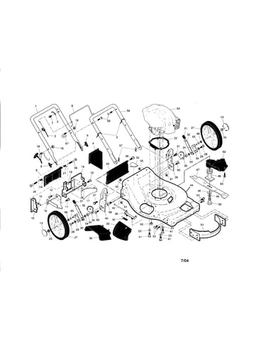 Engine/housing/handle