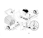 Craftsman 917378980 wheels/tires/bag diagram