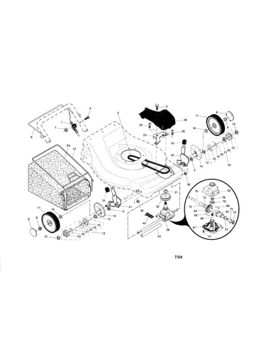 Wheels/tires/bag