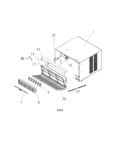 Cabinet front and wrapper