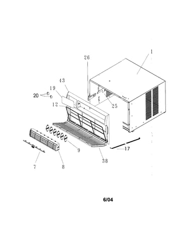 Cabinet front and wrapper