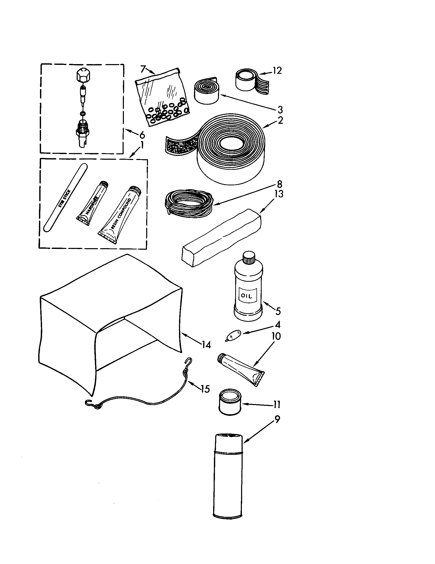 Optional parts (not included)
