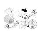 Craftsman 917378950 wheels/tires/bag diagram