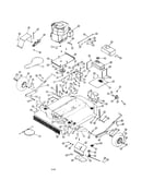Engine/deck/wheels/seat
