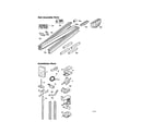 Craftsman 13953924 rail and installation assembly diagram