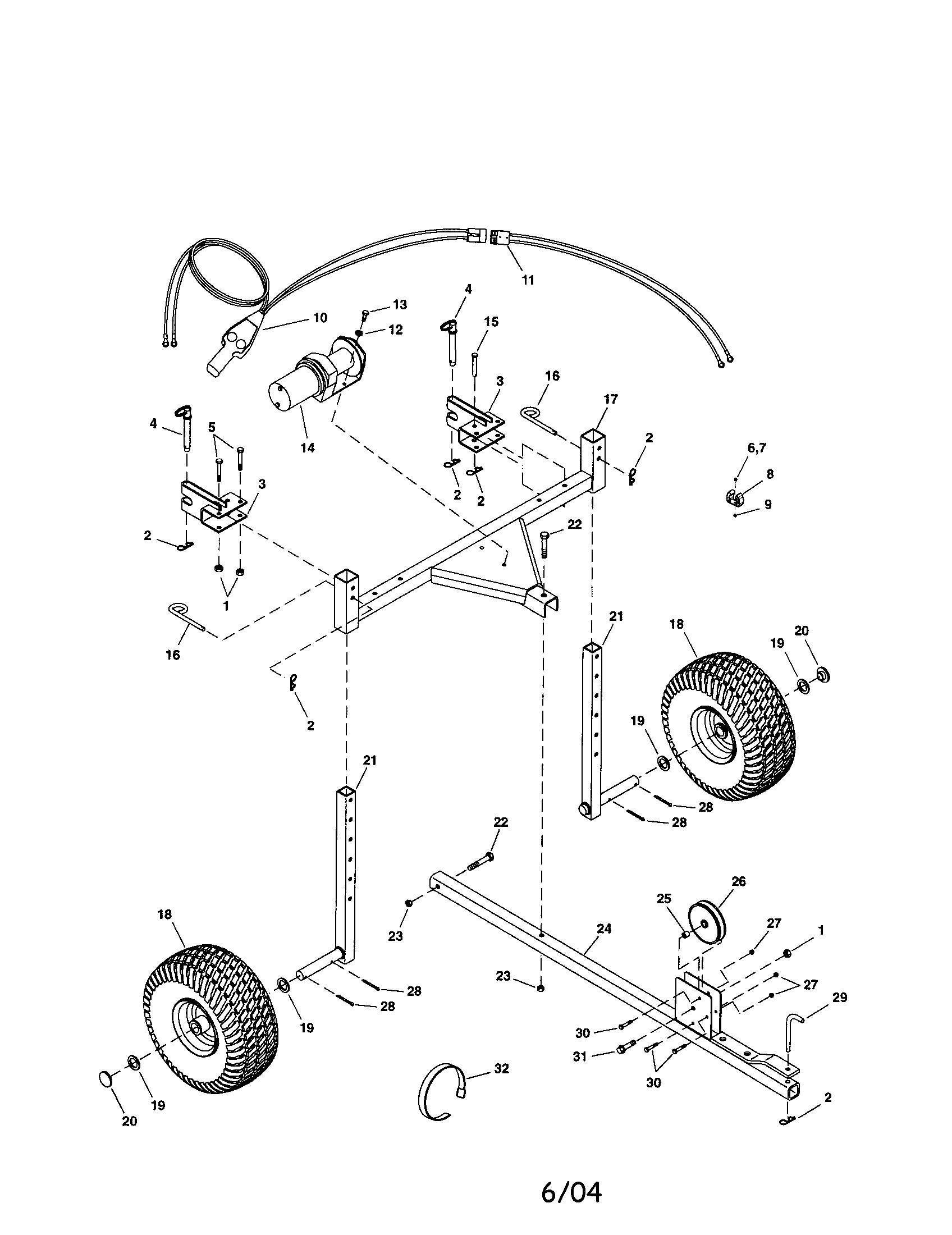 3-point hitch trailer