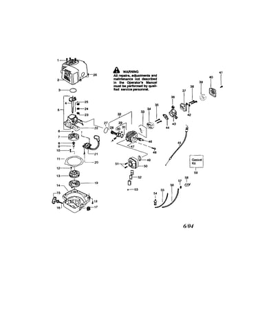 Cylinder/crankshaft/crankcase