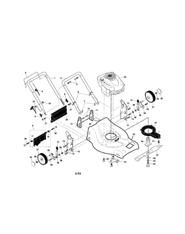 Engine/housing/handle