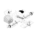Craftsman 917378870 wheels/tires/bag diagram
