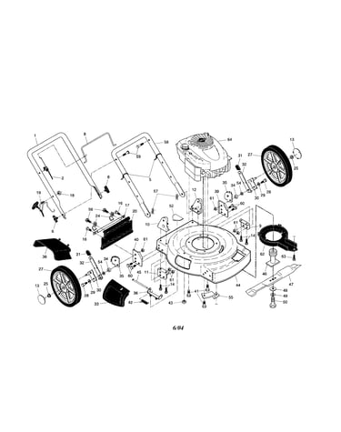 Engine/housing/handle