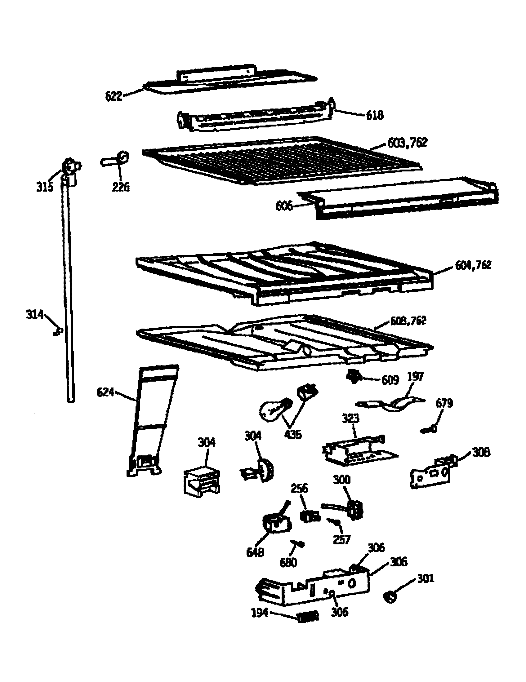 Insul. dividers/liner bottom-fz.
