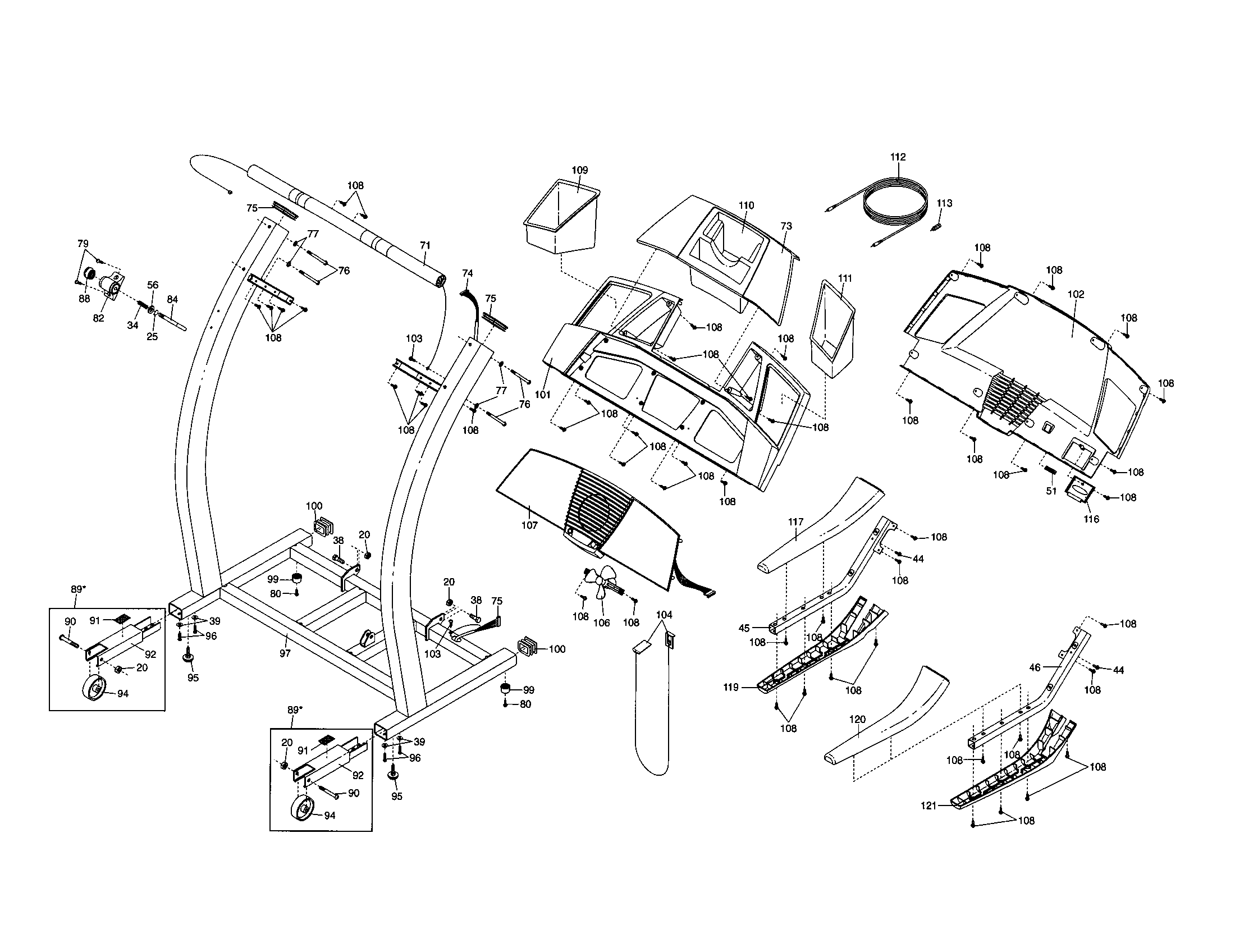 Console/handrails