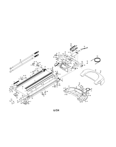 Walking belt/motor/motor hood