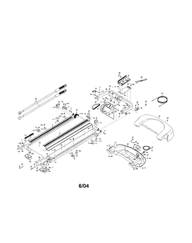 Walking belt/motor/hood