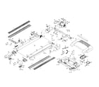 Proform PFTL51230S walking belt/motor/hood diagram