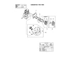 Homelite UT20777 carburetor/fuel tank diagram
