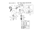 Homelite UT20777 shaft/spool/string/grass deflector diagram