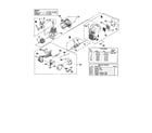 Homelite UT20763 ignition/rotor/starter/clutch diagram