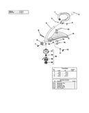 Shaft/spool/string/grass deflector