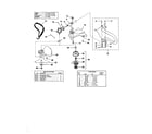 Homelite UT15164 shaft/spool/string/grass deflector diagram