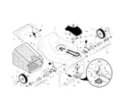 Craftsman 917374430 wheels/tires/bag diagram