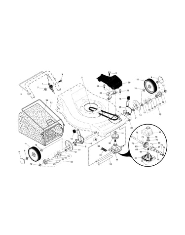 Wheels/tires/bag