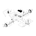Craftsman 917379100 wheels/tires/gearcase diagram