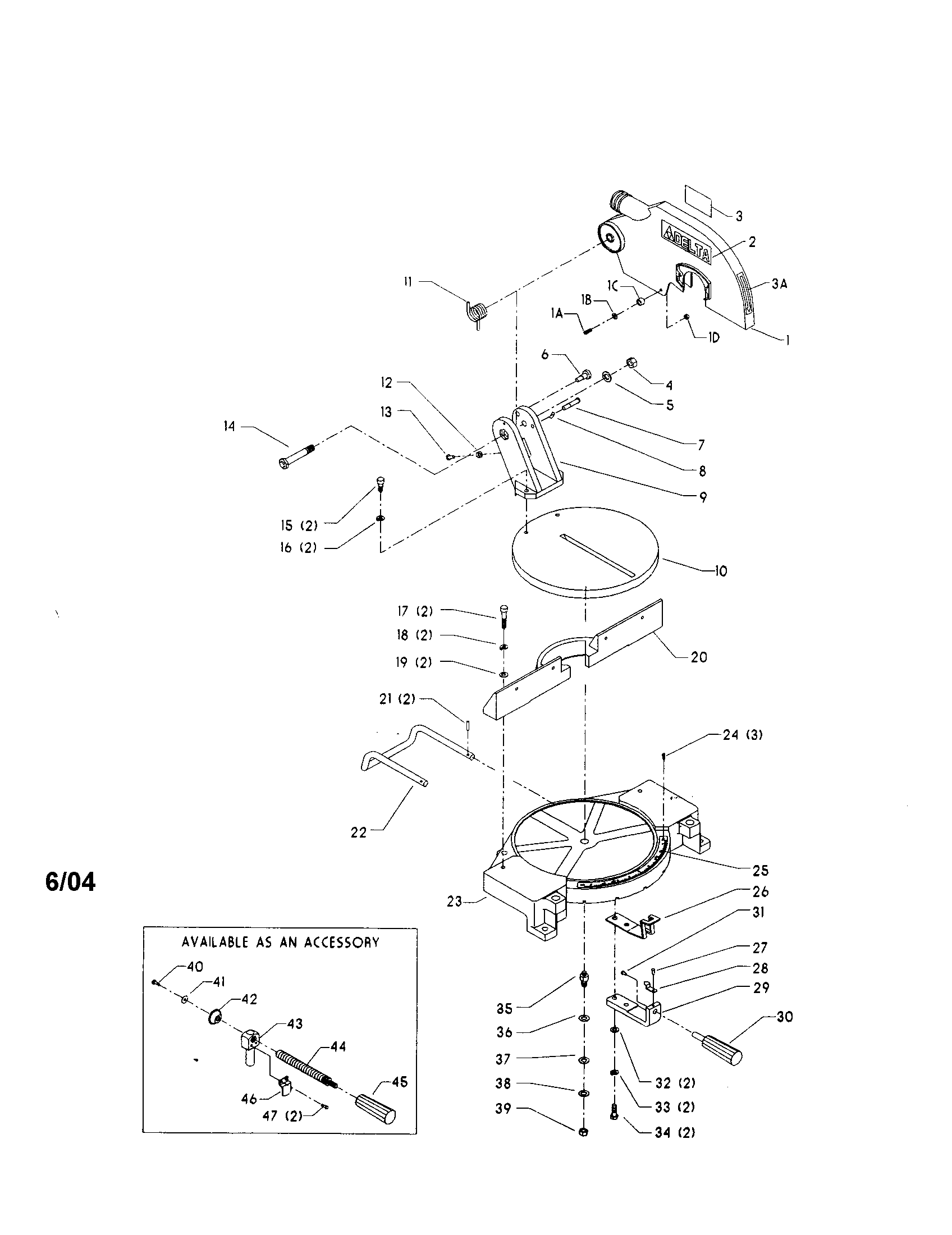 TABLE/UPPER GUARD/BASE