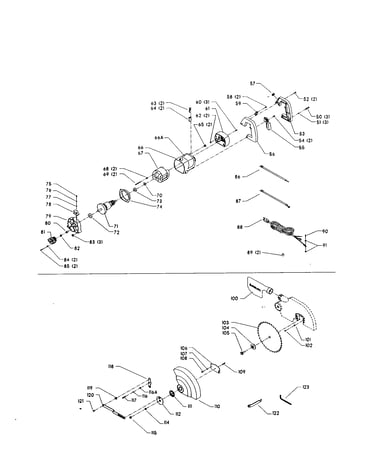 Motor/blade
