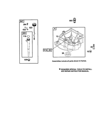 Sump-engine/dipstick/tube
