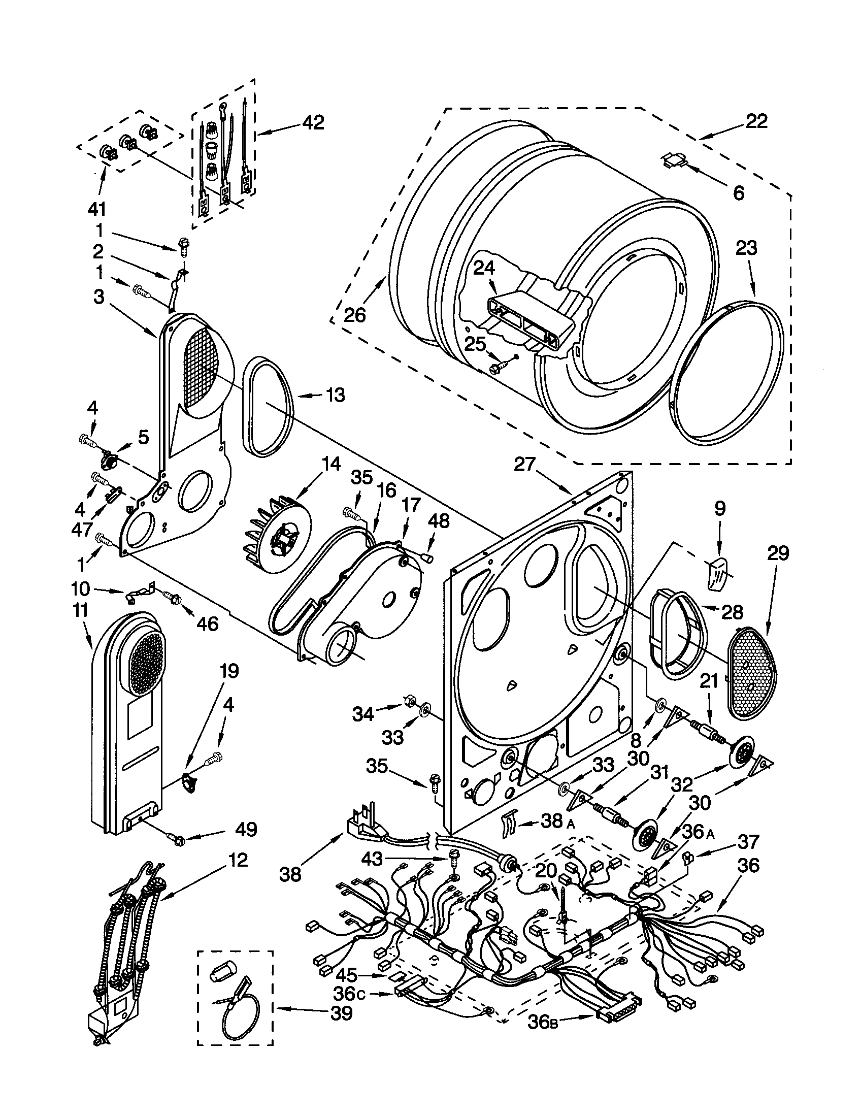 Dryer bulkhead