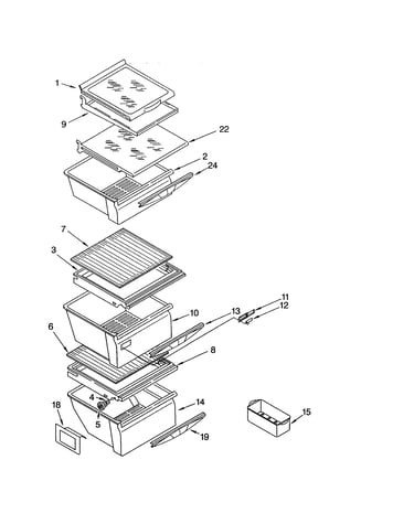Refrigerator shelf