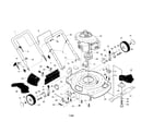 Craftsman 917379120 engine/housing/handle diagram