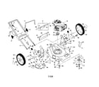 Craftsman 917378960 engine/housing/handle diagram