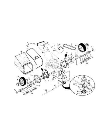 Wheels/tires/bag