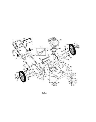 Engine/housing/handle