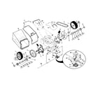 Craftsman 917378494 wheels/tires/bag diagram