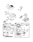 Starter-rewind/blower-housing